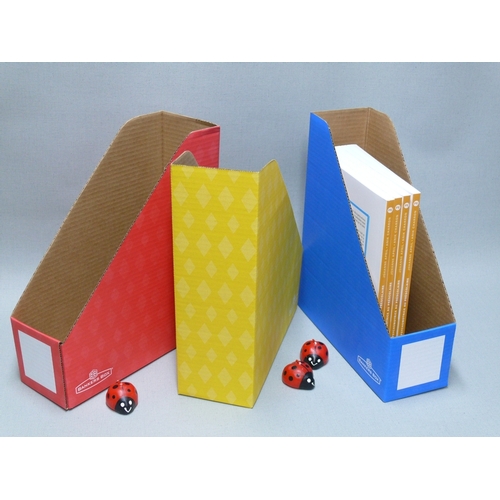 Cardboard magazine file Storage and Display Magazines Files