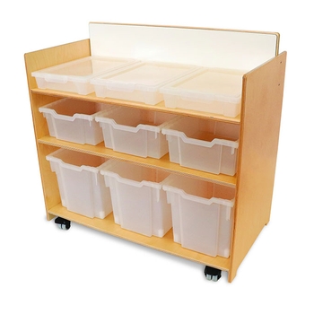 Preschool storage cart from Whitney Brothers