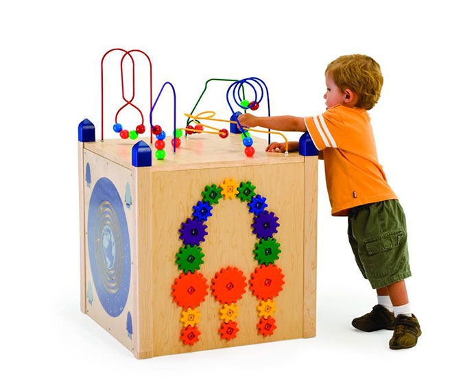 Play panel discovery activity island from Children's furniture Company