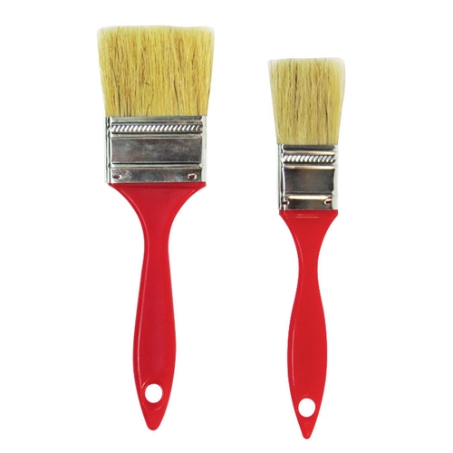 Plastic handle brushes