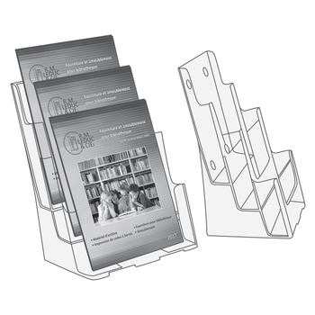 Display magazine size, 3 compartments