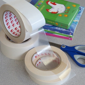 Double sided vinyl tape