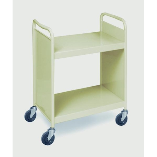 Biofit Steel book truck / 2 shelves