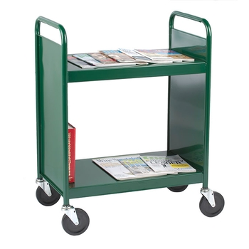 Biofit Steel book truck / 2 shelves