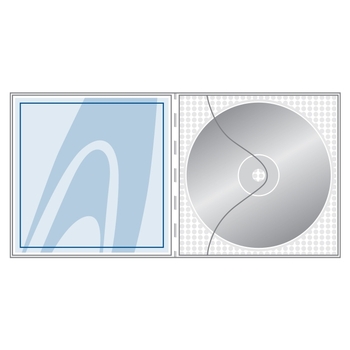 Non-adhesive clear CD pockets