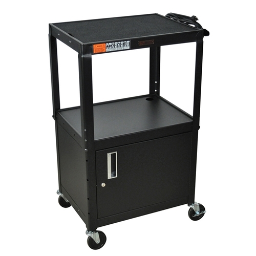 Audio-visual metal cart