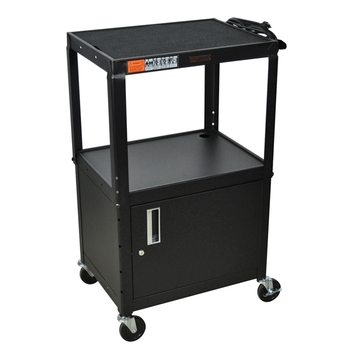 Audio-visual metal cart