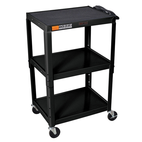 Audio-visual metal cart