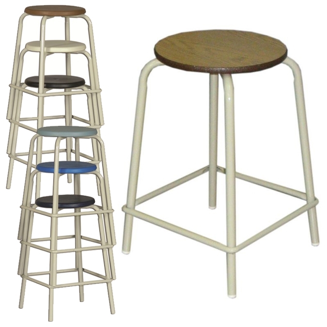 Stackable stools | RM Leduc&CIE