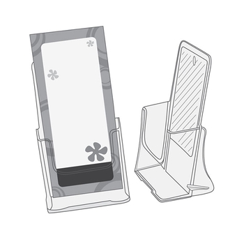 Display brochure size, 1 compartment