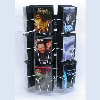Rotating counter dislay for DVDs