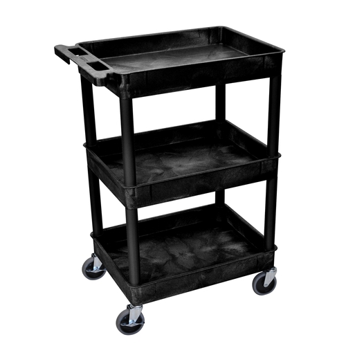 High capacity plastic cart