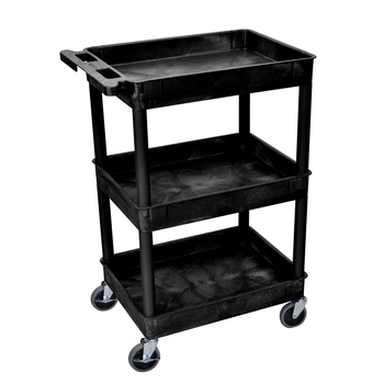 High capacity plastic cart