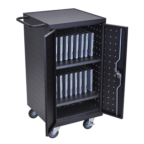 Laptop charging cart