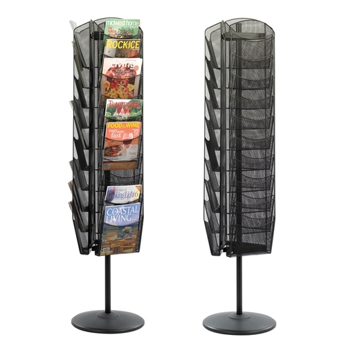 Onyx™ rotating magazine stand