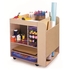 Mobile art supply cart from Whitney Brothers