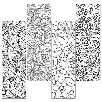Color Craze bookmarks - Floral