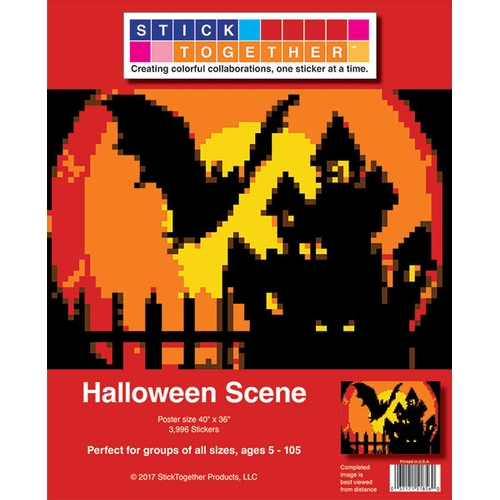 StickTogether™ Mosaic sticker poster - Halloween