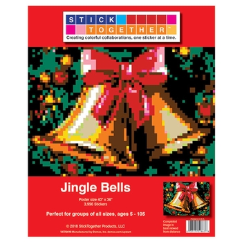 StickTogether™ Mosaic sticker poster - Jingle bells