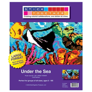 StickTogether™ Mosaic sticker poster - Under the sea