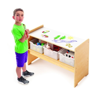 Play table with marker board top from Whitney Brothers