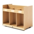 Mobile double sided library book cabinet from Whitney Brothers