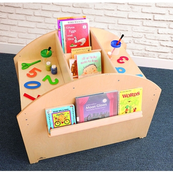 Two student adjustable library desk from Whitney Brothers