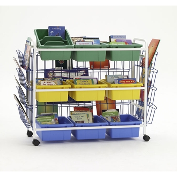 Deluxe 9 tubs storage cart from Copernicus®