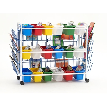 Deluxe 18 tubs storage cart from Copernicus®