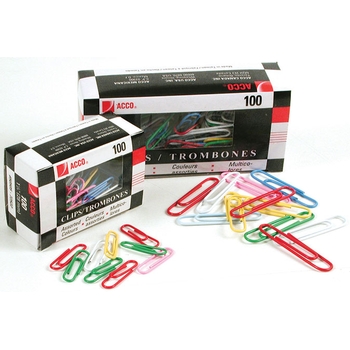 Colored paper clips