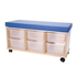 Mobile storage bench from Demco®