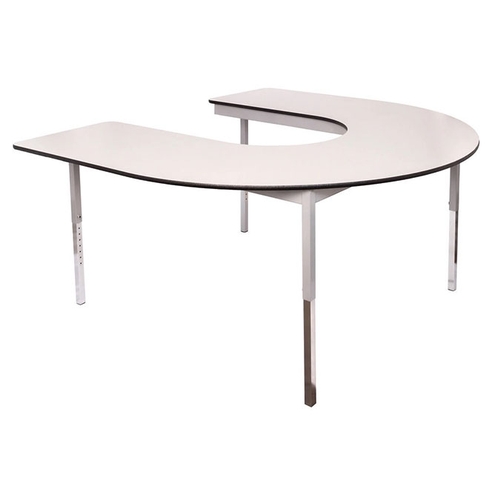 Horseshoe shape table