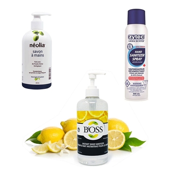 Produits pour les mains