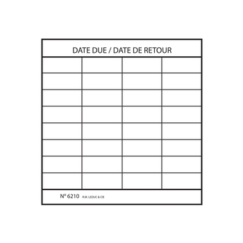 Date due slips